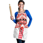 Personalized Sydney Swans Apron Polynesian Tribal Pattern Heritage Football