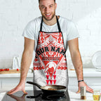 Personalized Sydney Swans Apron Polynesian Tribal Pattern Heritage Football