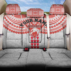 Personalized Sydney Swans Back Car Seat Cover Polynesian Tribal Pattern Heritage Football