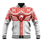 Personalized Sydney Swans Baseball Jacket Polynesian Tribal Pattern Heritage Football