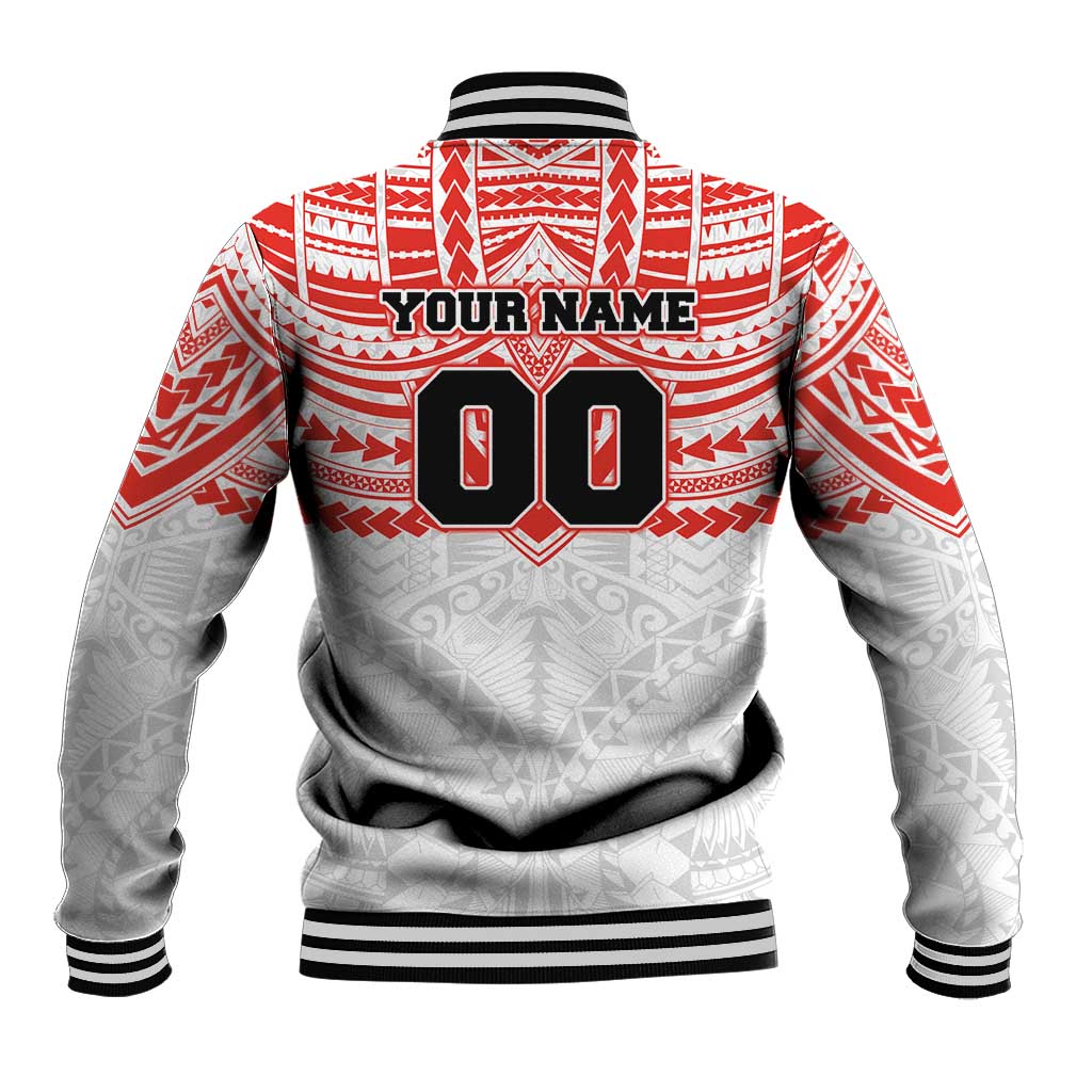 Personalized Sydney Swans Baseball Jacket Polynesian Tribal Pattern Heritage Football