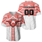 Personalized Sydney Swans Baseball Jersey Polynesian Tribal Pattern Heritage Football