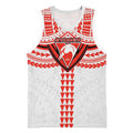 Personalized Sydney Swans Basketball Jersey Polynesian Tribal Pattern Heritage Football