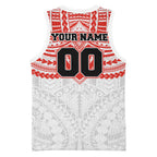Personalized Sydney Swans Basketball Jersey Polynesian Tribal Pattern Heritage Football
