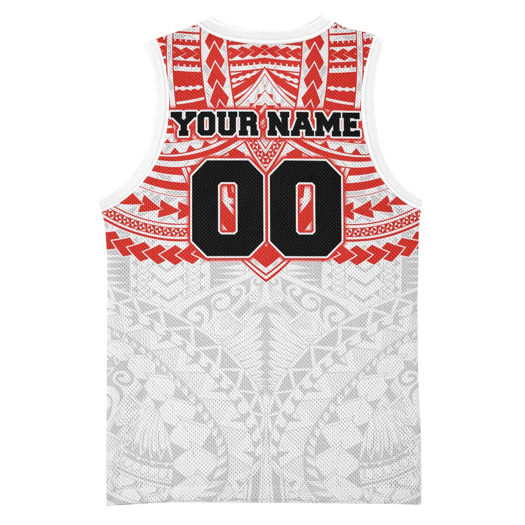 Personalized Sydney Swans Basketball Jersey Polynesian Tribal Pattern Heritage Football