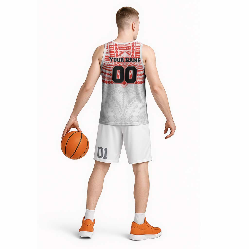 Personalized Sydney Swans Basketball Jersey Polynesian Tribal Pattern Heritage Football