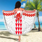 Personalized Sydney Swans Beach Blanket Polynesian Tribal Pattern Heritage Football