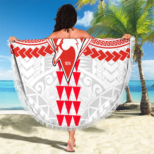 Personalized Sydney Swans Beach Blanket Polynesian Tribal Pattern Heritage Football