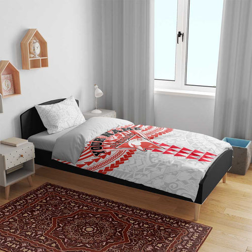 Personalized Sydney Swans Bedding Set Polynesian Tribal Pattern Heritage Football