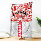 Personalized Sydney Swans Blanket Polynesian Tribal Pattern Heritage Football