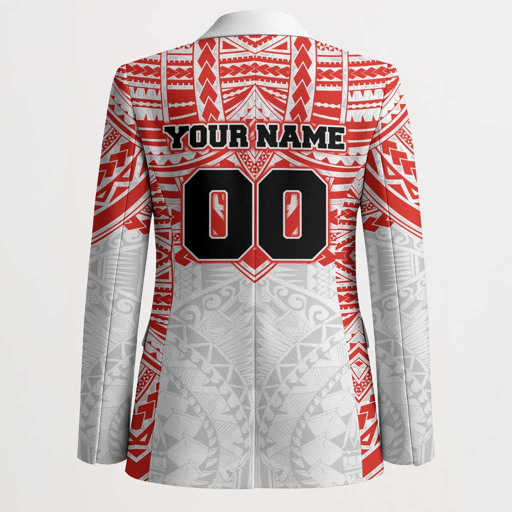 Personalized Sydney Swans Blazer Polynesian Tribal Pattern Heritage Football