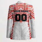 Personalized Sydney Swans Blazer Polynesian Tribal Pattern Heritage Football