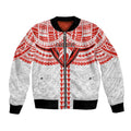 Personalized Sydney Swans Bomber Jacket Polynesian Tribal Pattern Heritage Football