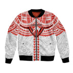 Personalized Sydney Swans Bomber Jacket Polynesian Tribal Pattern Heritage Football