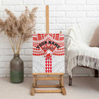 Personalized Sydney Swans Canvas Wall Art Polynesian Tribal Pattern Heritage Football