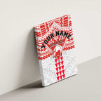 Personalized Sydney Swans Canvas Wall Art Polynesian Tribal Pattern Heritage Football