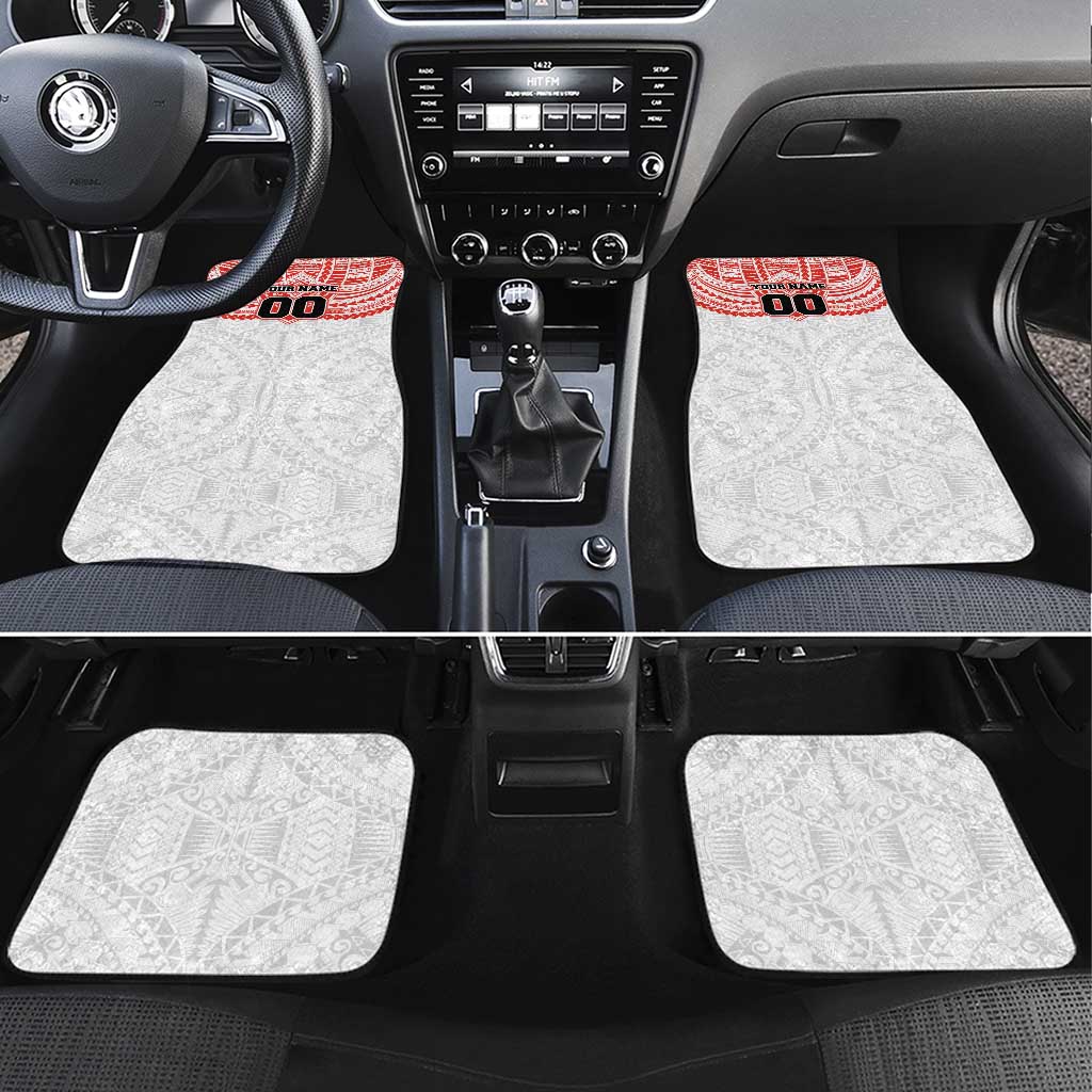 Personalized Sydney Swans Car Mats Polynesian Tribal Pattern Heritage Football