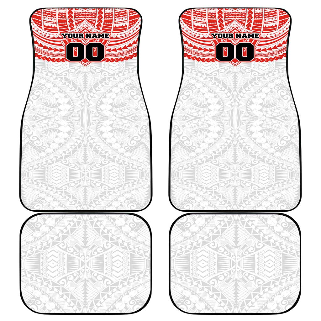 Personalized Sydney Swans Car Mats Polynesian Tribal Pattern Heritage Football