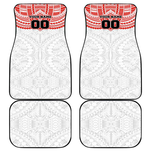 Personalized Sydney Swans Car Mats Polynesian Tribal Pattern Heritage Football