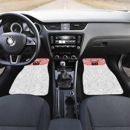 Personalized Sydney Swans Car Mats Polynesian Tribal Pattern Heritage Football