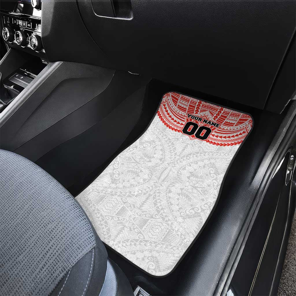 Personalized Sydney Swans Car Mats Polynesian Tribal Pattern Heritage Football