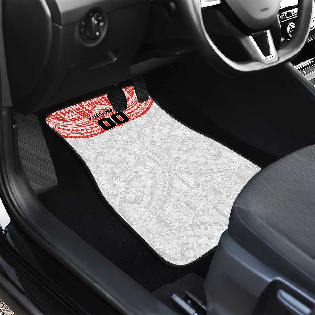 Personalized Sydney Swans Car Mats Polynesian Tribal Pattern Heritage Football
