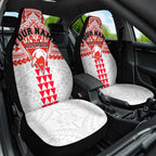 Personalized Sydney Swans Car Seat Cover Polynesian Tribal Pattern Heritage Football