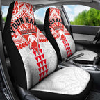 Personalized Sydney Swans Car Seat Cover Polynesian Tribal Pattern Heritage Football