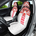 Personalized Sydney Swans Car Seat Cover Polynesian Tribal Pattern Heritage Football