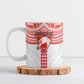 Personalized Sydney Swans Ceramic Mug Polynesian Tribal Pattern Heritage Football