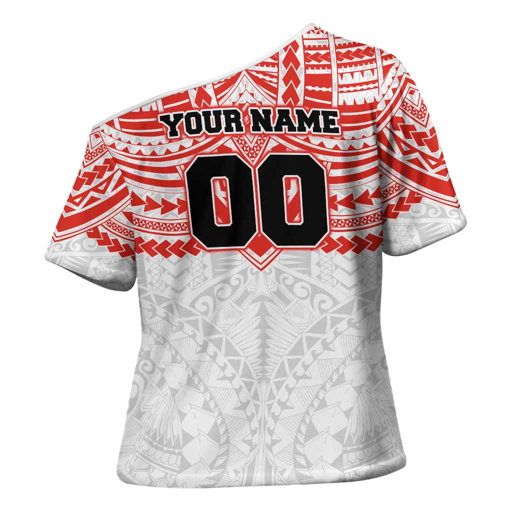 Personalized Sydney Swans Cross Shoulder Shirt Polynesian Tribal Pattern Heritage Football