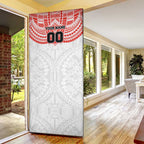 Personalized Sydney Swans Door Cover Polynesian Tribal Pattern Heritage Football