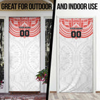 Personalized Sydney Swans Door Cover Polynesian Tribal Pattern Heritage Football