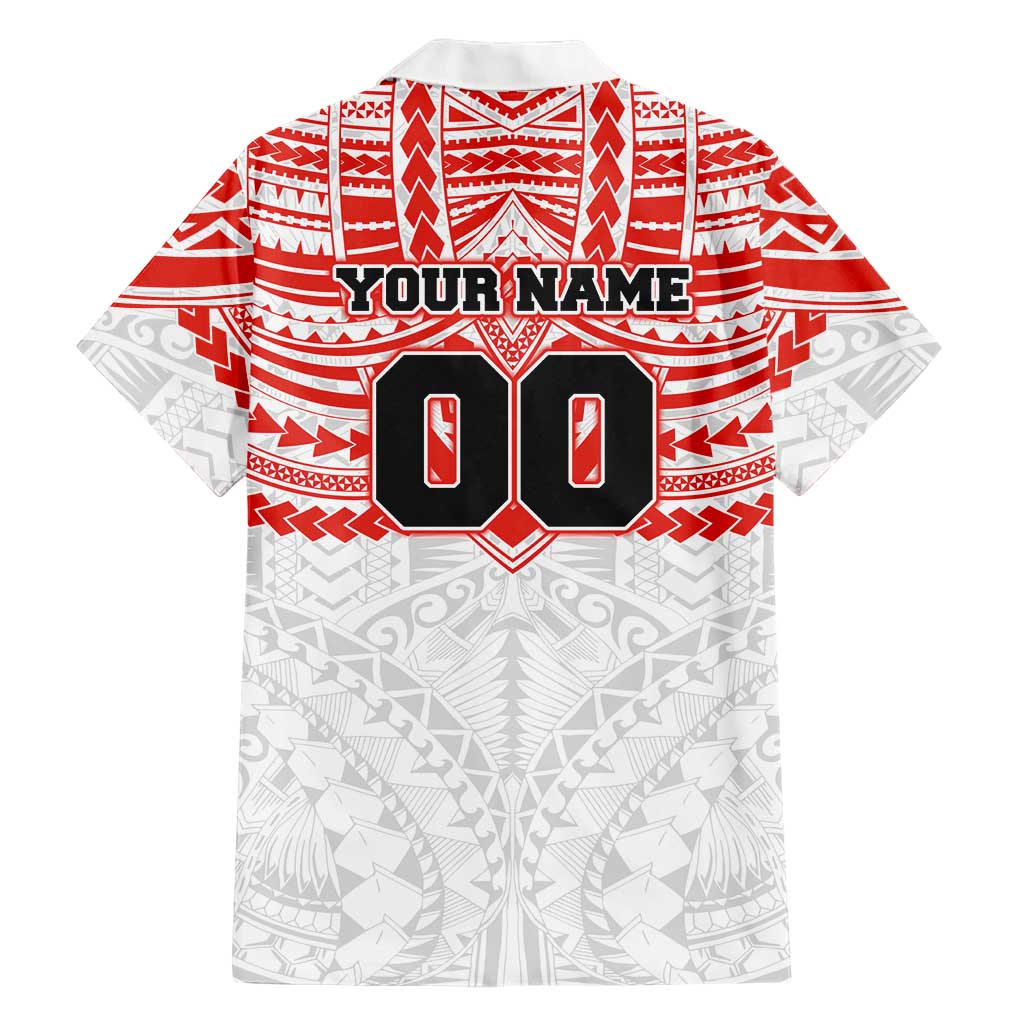 Personalized Sydney Swans Family Matching Off The Shoulder Long Sleeve Dress and Hawaiian Shirt Polynesian Tribal Pattern Heritage Football