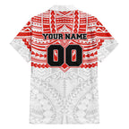 Personalized Sydney Swans Family Matching Summer Maxi Dress and Hawaiian Shirt Polynesian Tribal Pattern Heritage Football