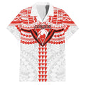 Personalized Sydney Swans Family Matching Tank Maxi Dress and Hawaiian Shirt Polynesian Tribal Pattern Heritage Football