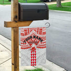 Personalized Sydney Swans Garden Flag Polynesian Tribal Pattern Heritage Football