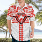 Personalized Sydney Swans Hawaiian Shirt Polynesian Tribal Pattern Heritage Football
