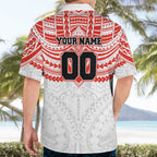 Personalized Sydney Swans Hawaiian Shirt Polynesian Tribal Pattern Heritage Football