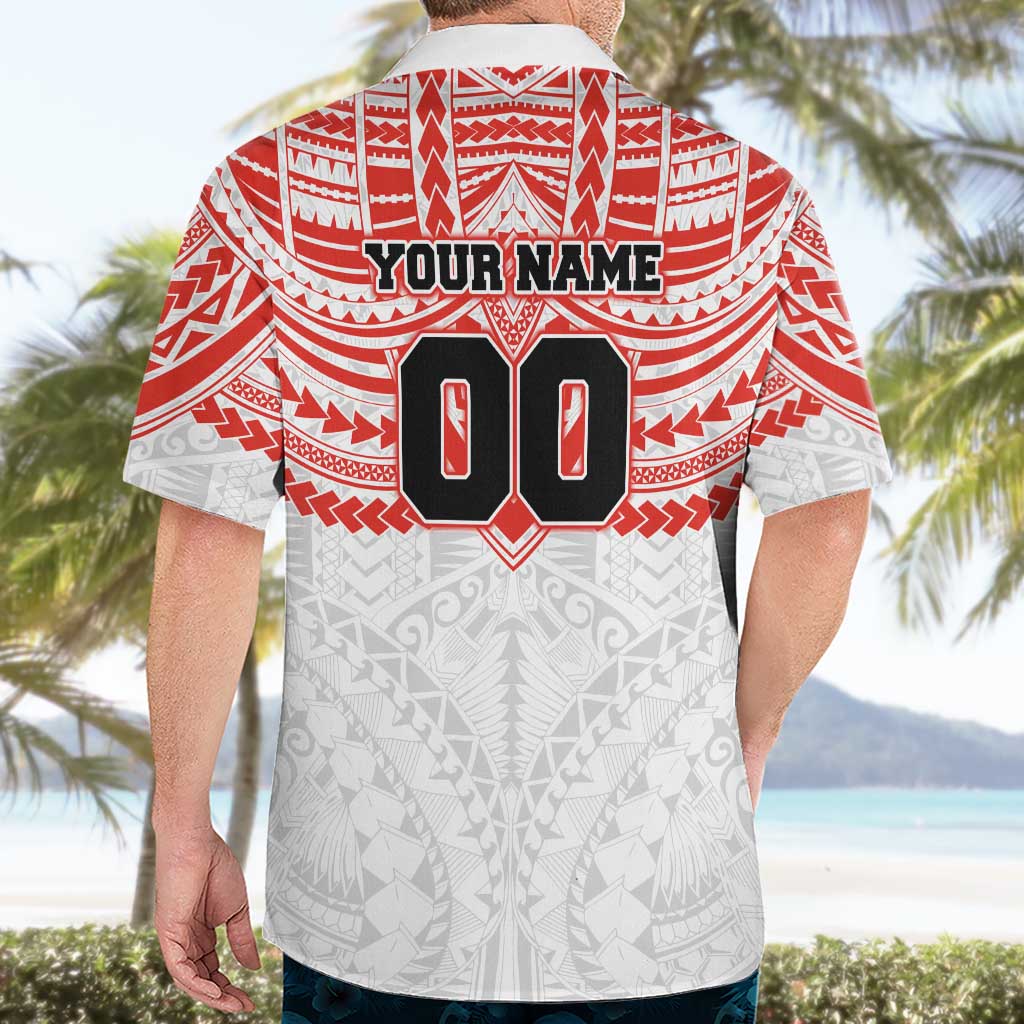 Personalized Sydney Swans Hawaiian Shirt Polynesian Tribal Pattern Heritage Football