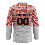 Personalized Sydney Swans Hockey Jersey Polynesian Tribal Pattern Heritage Football