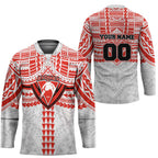 Personalized Sydney Swans Hockey Jersey Polynesian Tribal Pattern Heritage Football