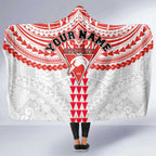 Personalized Sydney Swans Hooded Blanket Polynesian Tribal Pattern Heritage Football