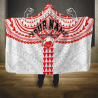 Personalized Sydney Swans Hooded Blanket Polynesian Tribal Pattern Heritage Football