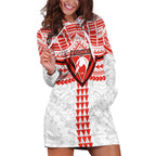 Personalized Sydney Swans Hoodie Dress Polynesian Tribal Pattern Heritage Football