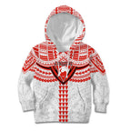 Personalized Sydney Swans Kid Hoodie Polynesian Tribal Pattern Heritage Football