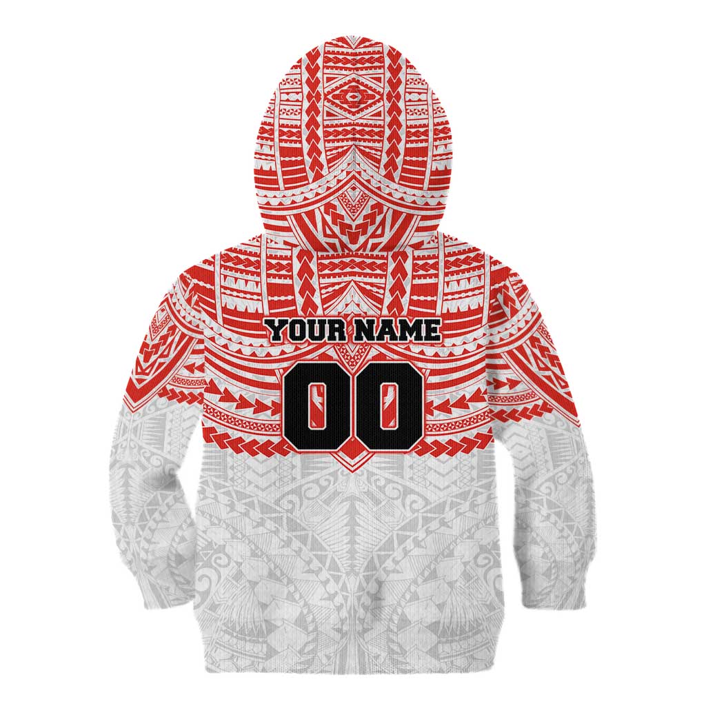 Personalized Sydney Swans Kid Hoodie Polynesian Tribal Pattern Heritage Football