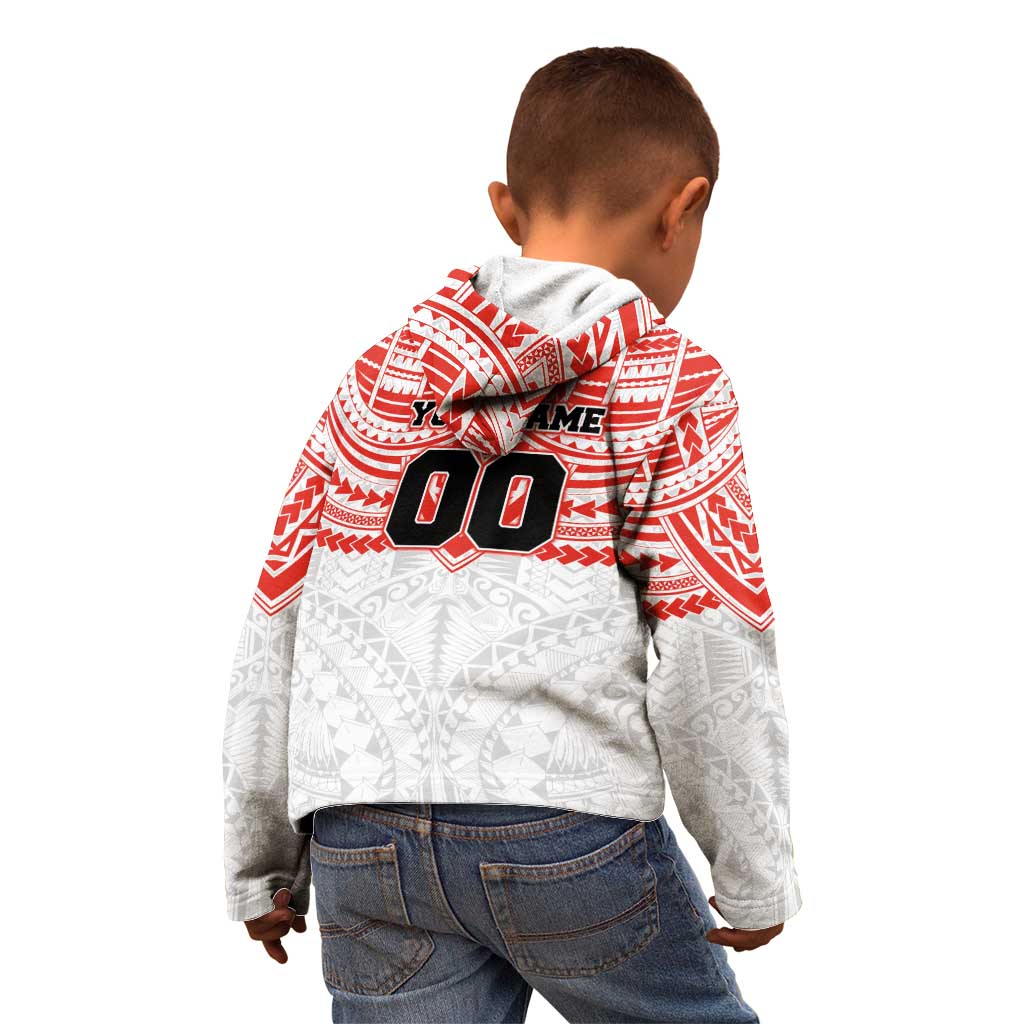 Personalized Sydney Swans Kid Hoodie Polynesian Tribal Pattern Heritage Football