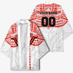 Personalized Sydney Swans Kimono Polynesian Tribal Pattern Heritage Football