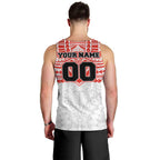 Personalized Sydney Swans Men Tank Top Polynesian Tribal Pattern Heritage Football